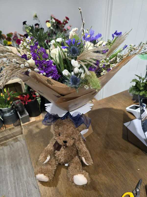 Flowers delivered to customer