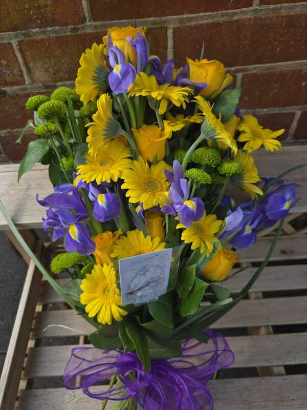Flowers delivered to customer