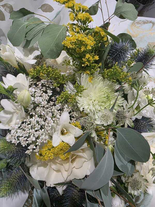 Flowers delivered to customer