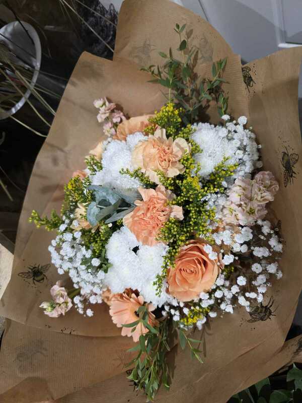 Flowers delivered to customer