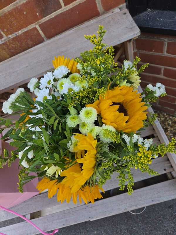 Flowers delivered to customer
