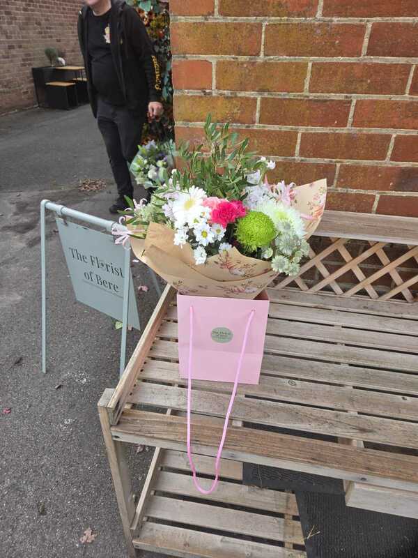 Flowers delivered to customer
