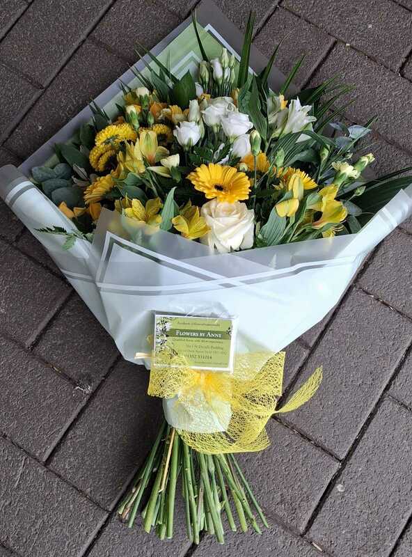 Flowers delivered to customer