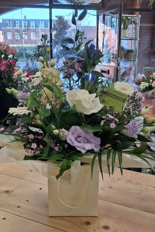 Flowers delivered to customer