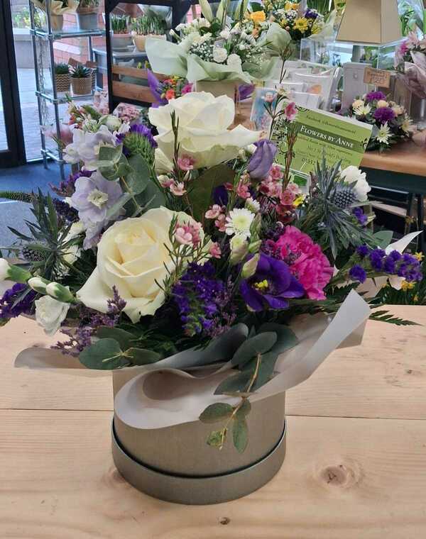 Flowers delivered to customer