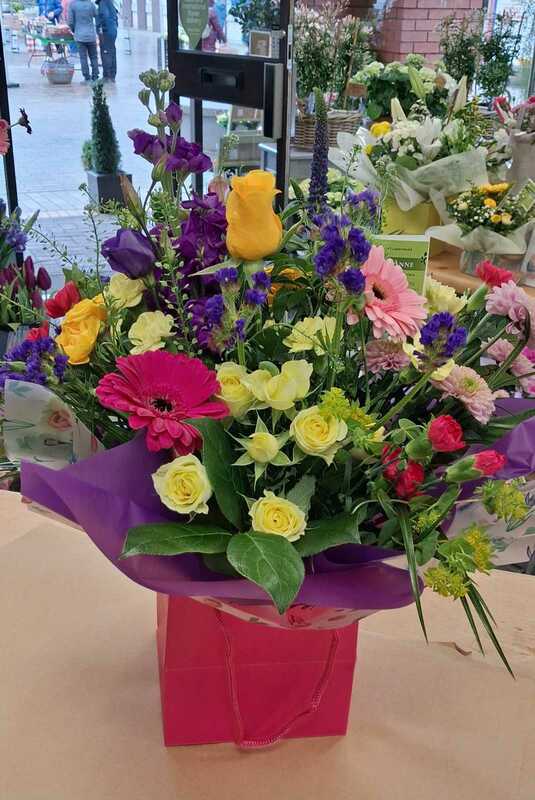 Flowers delivered to customer