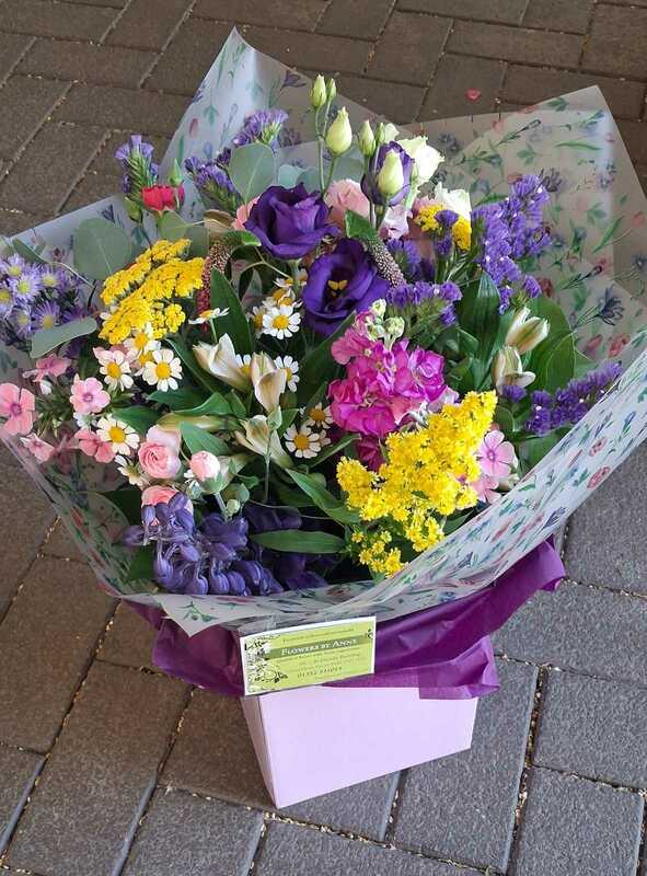 Flowers delivered to customer