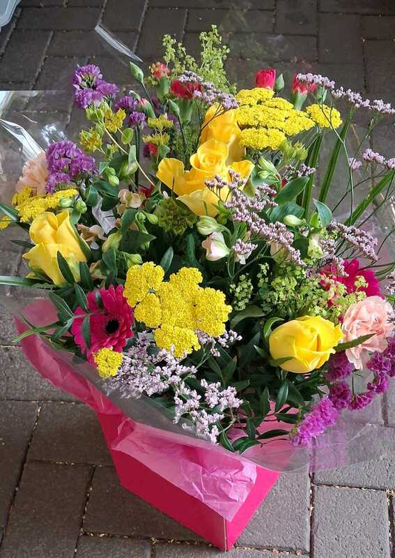 Flowers delivered to customer