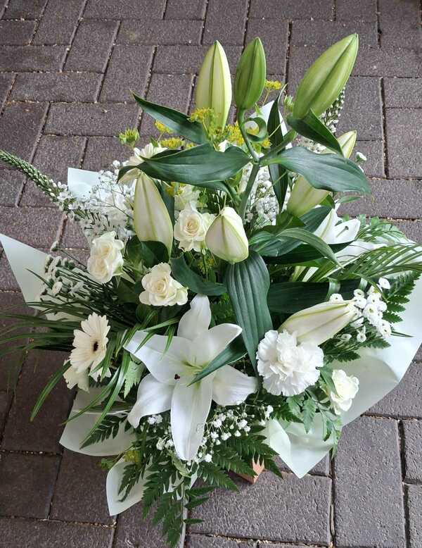 Flowers delivered to customer