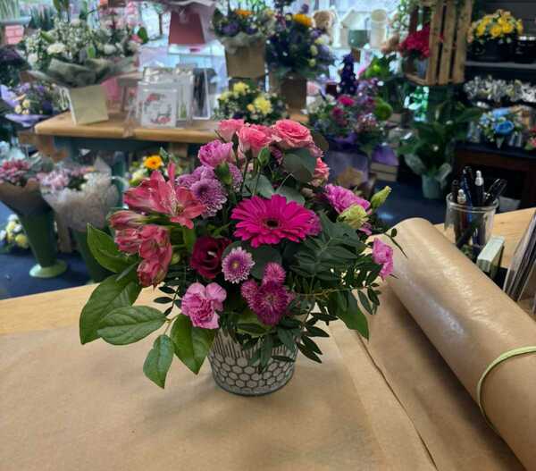 Flowers delivered to customer
