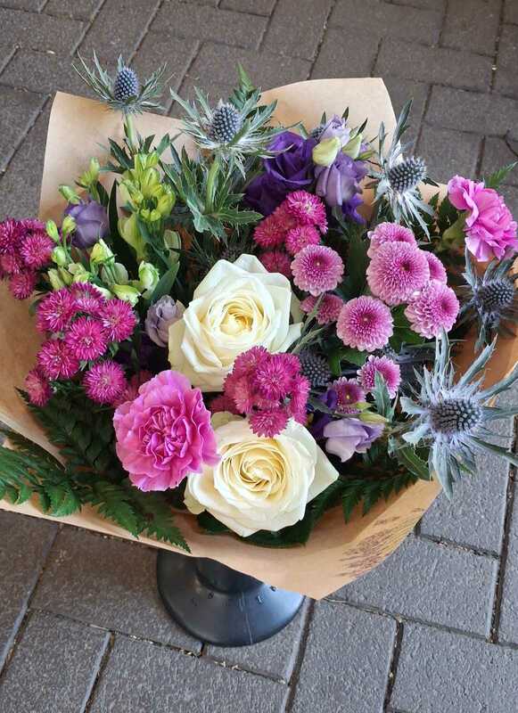 Flowers delivered to customer