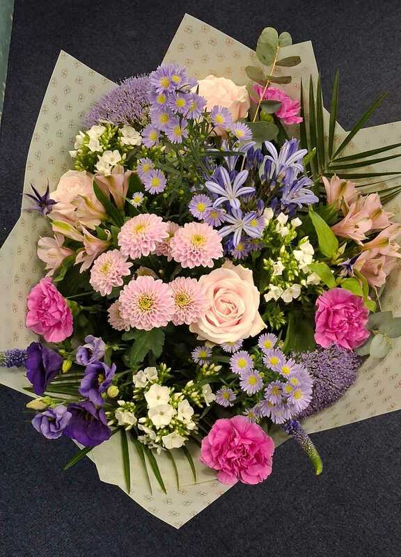 Flowers delivered to customer