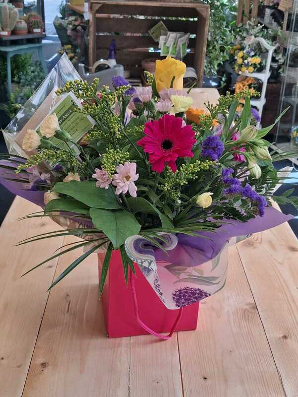 Flowers delivered to customer