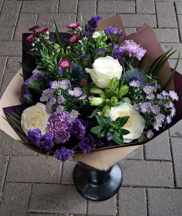 Flowers delivered to customer