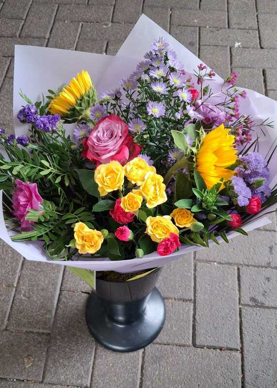 Flowers delivered to customer