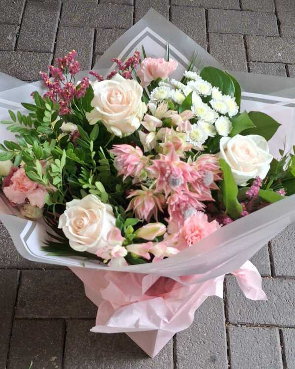 Flowers delivered to customer
