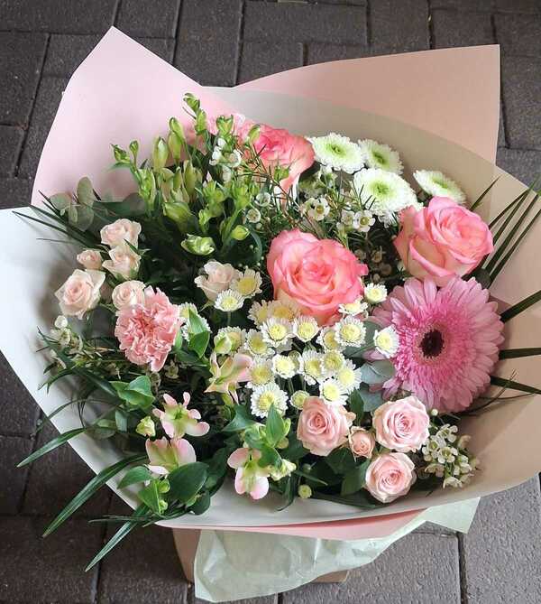 Flowers delivered to customer