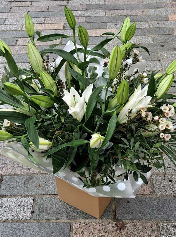 Flowers delivered to customer