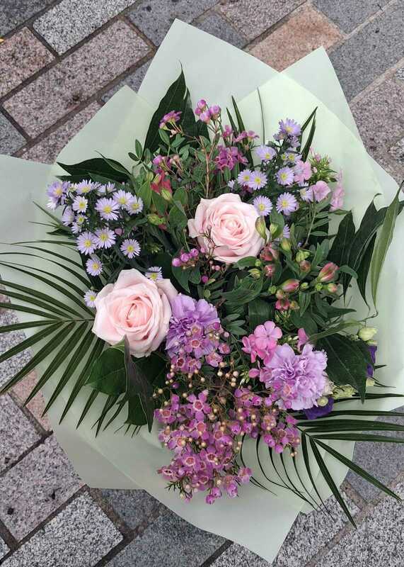 Flowers delivered to customer
