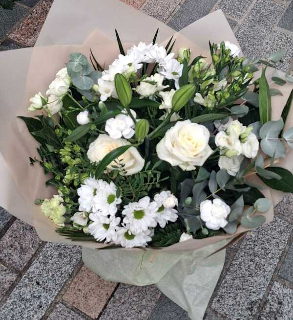 Flowers delivered to customer
