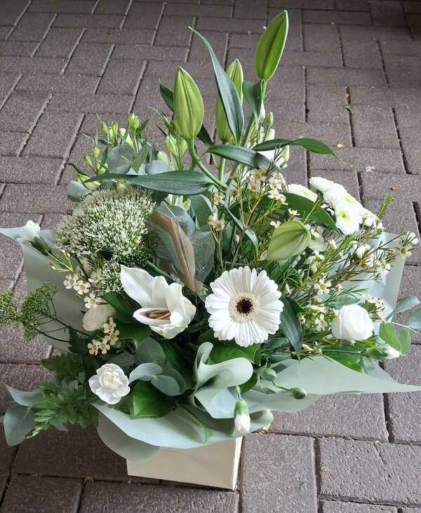 Flowers delivered to customer