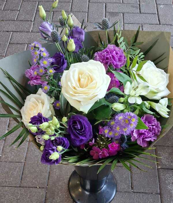 Flowers delivered to customer
