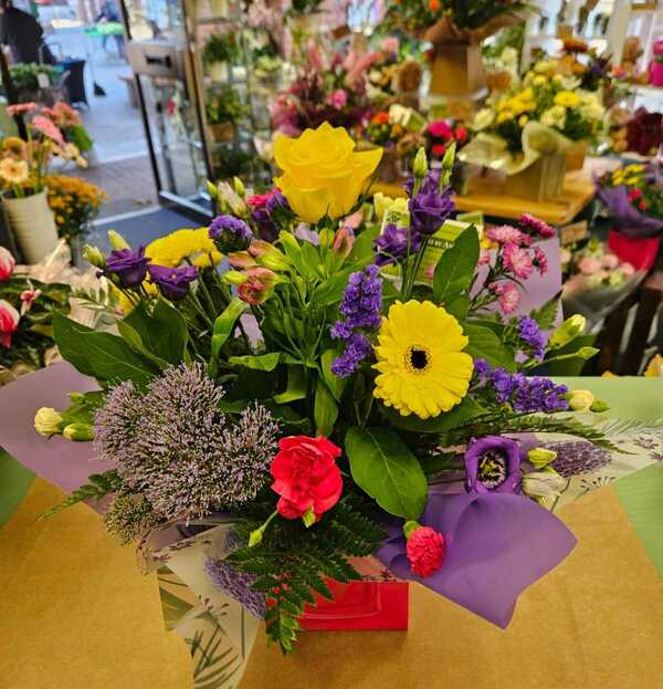 Flowers delivered to customer