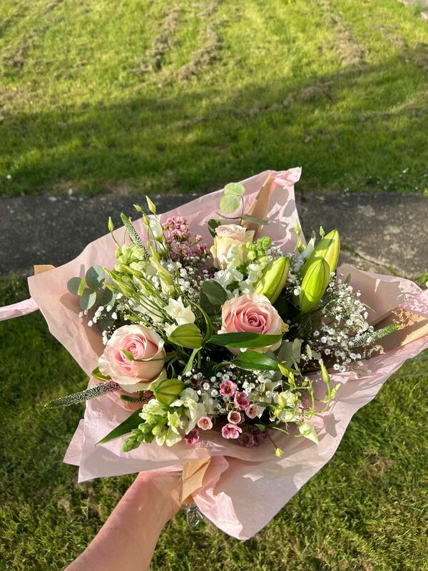 Flowers delivered to customer