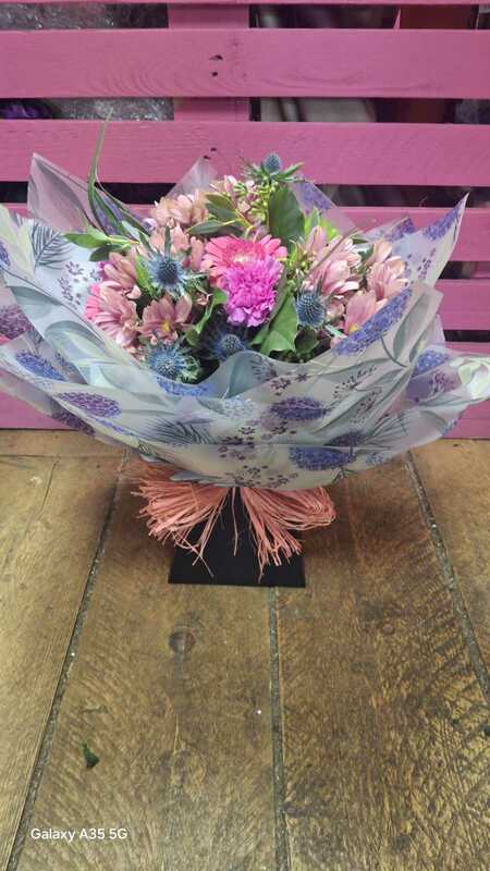Flowers delivered to customer