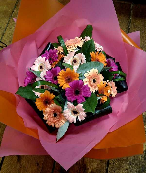 Flowers delivered to customer
