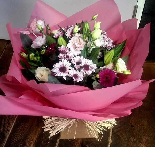 Flowers delivered to customer