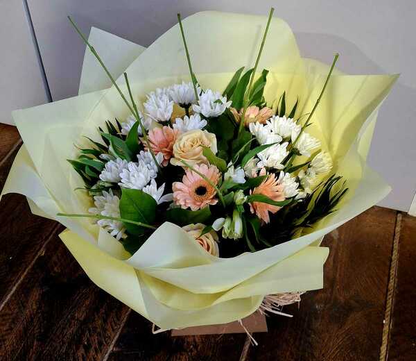 Flowers delivered to customer
