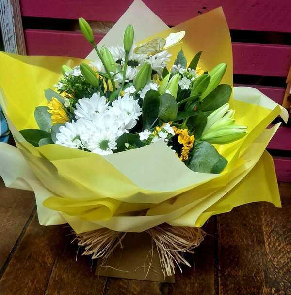 Flowers delivered to customer