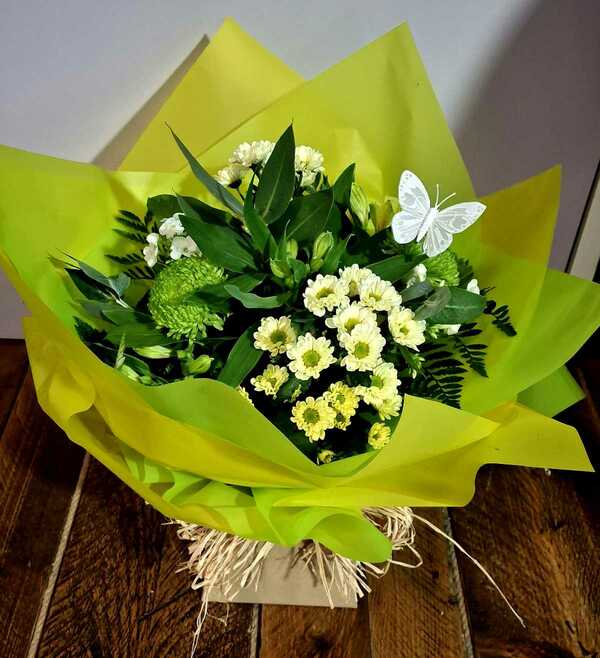 Flowers delivered to customer
