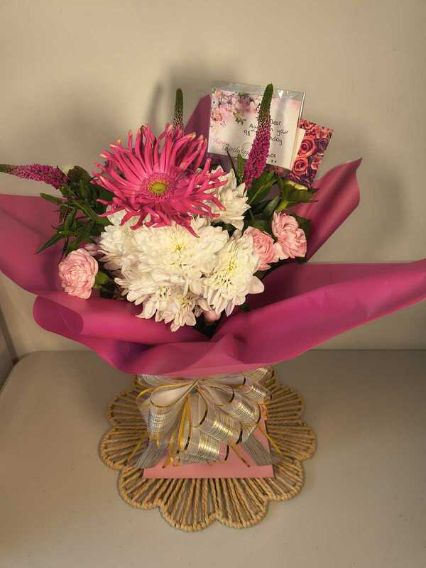 Flowers delivered to customer