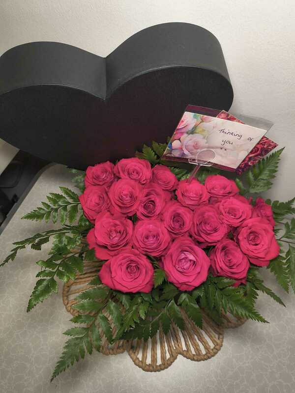 Flowers delivered to customer