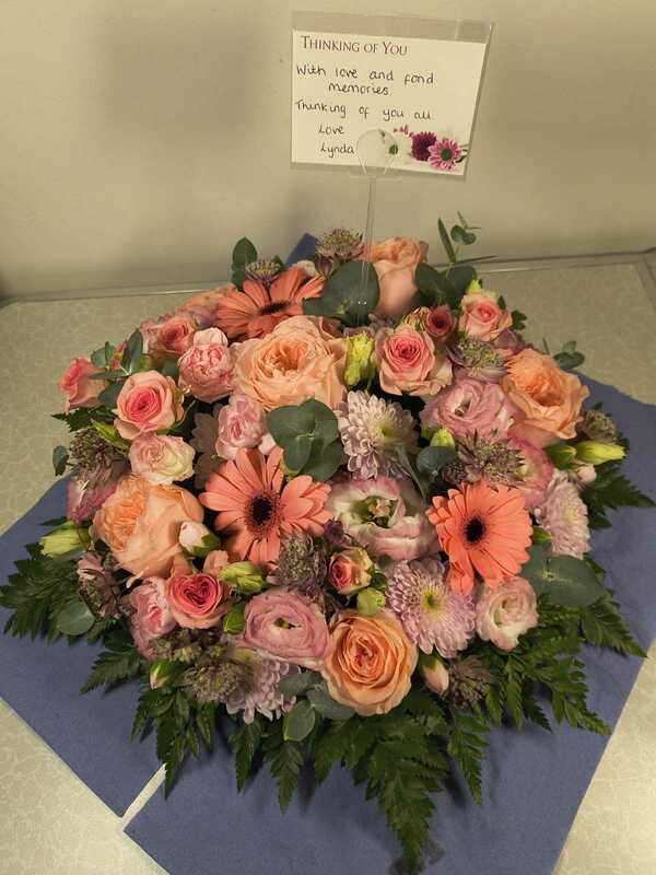 Flowers delivered to customer