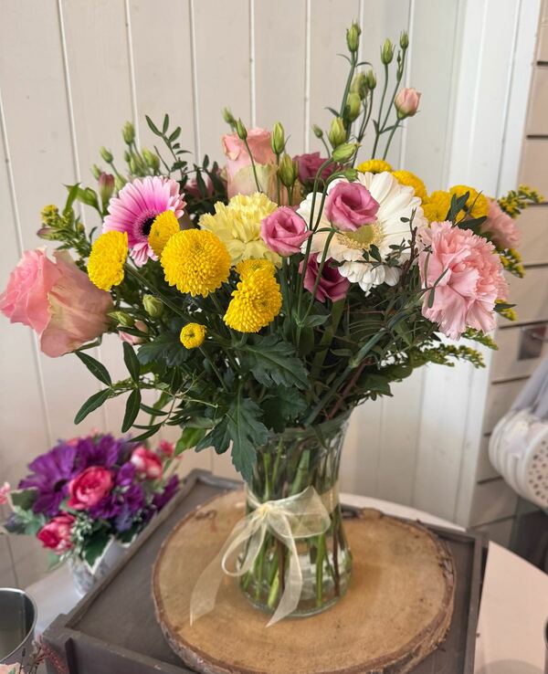 Flowers delivered to customer
