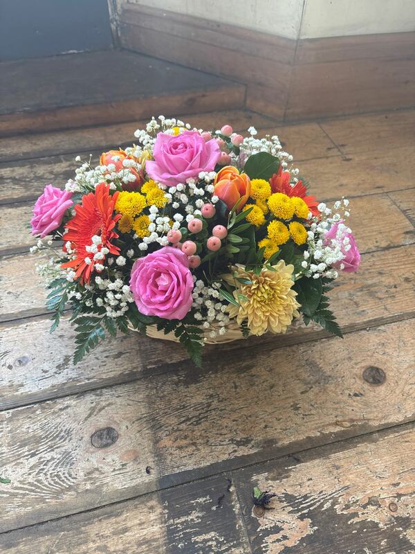 Flowers delivered to customer