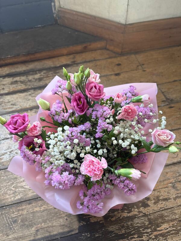 Flowers delivered to customer