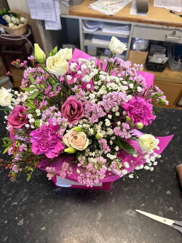 Flowers delivered to customer