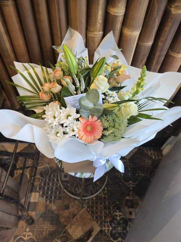 Flowers delivered to customer