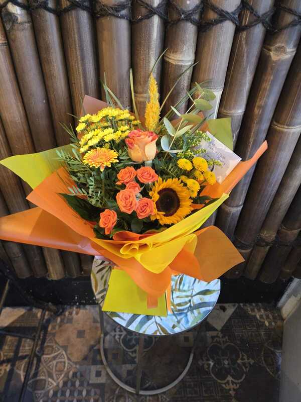Flowers delivered to customer