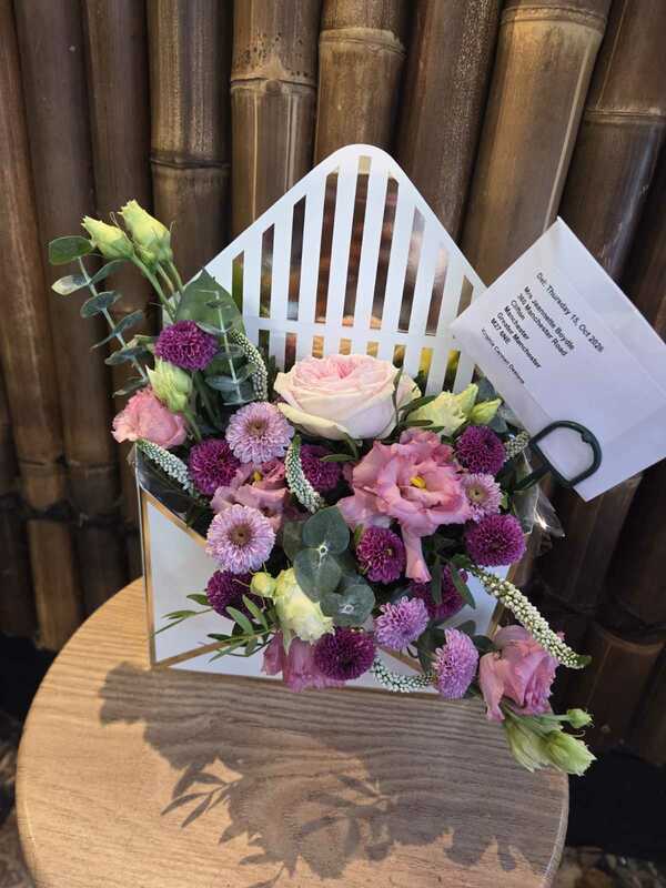 Flowers delivered to customer