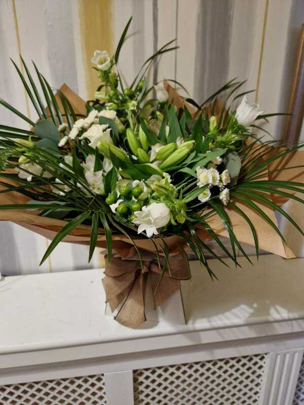 Flowers delivered to customer