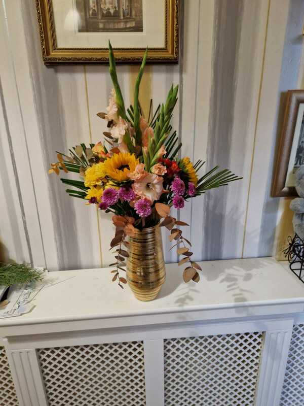 Flowers delivered to customer