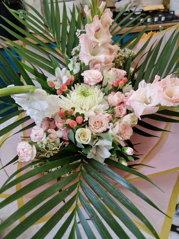 Flowers delivered to customer