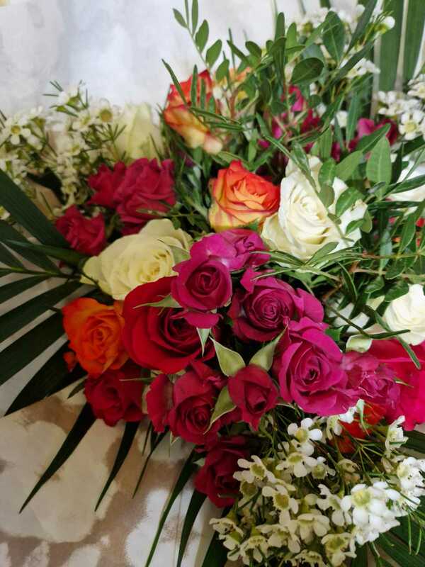 Flowers delivered to customer