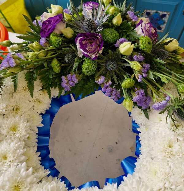 Flowers delivered to customer