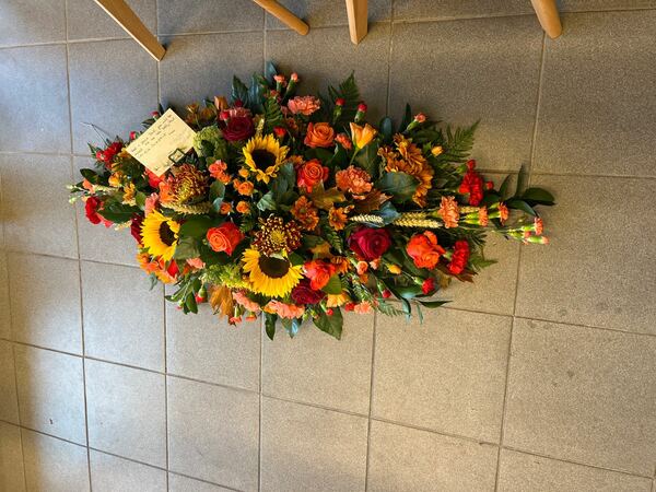 Flowers delivered to customer